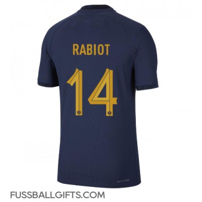 Frankreich Adrien Rabiot #14 Fußballbekleidung Heimtrikot WM 2022 Kurzarm